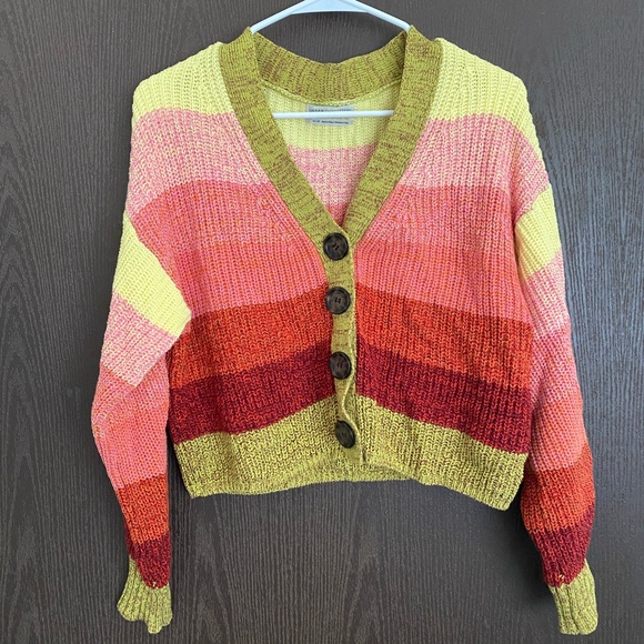 UO Striped Cardigan - Picture 1 of 3
